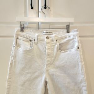 Denim Forum white jeans